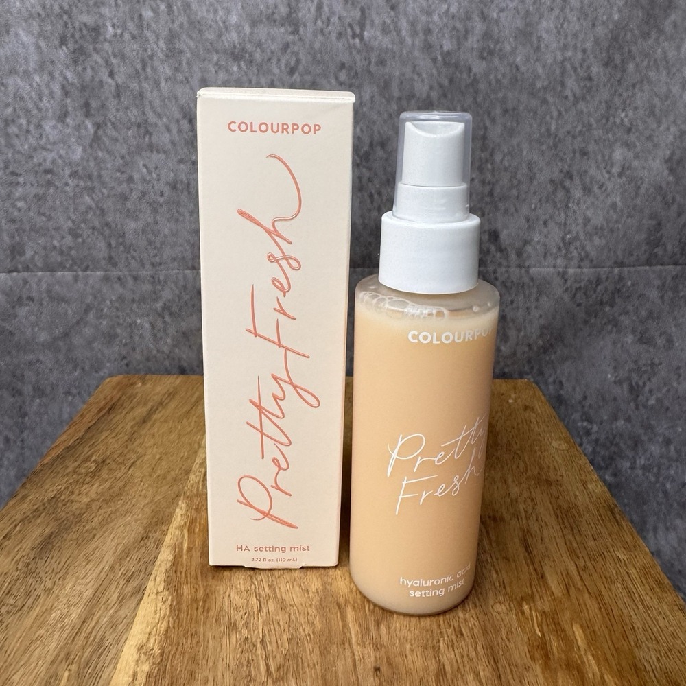 New ColourPop Pretty Fresh Setting Mist Hyaluronic Acid and Coconut